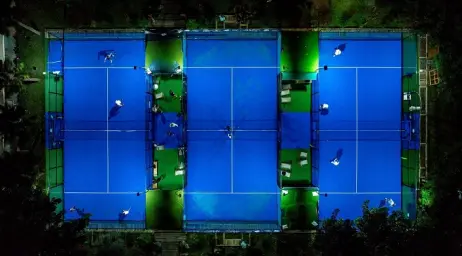 Монтаж падел кортов