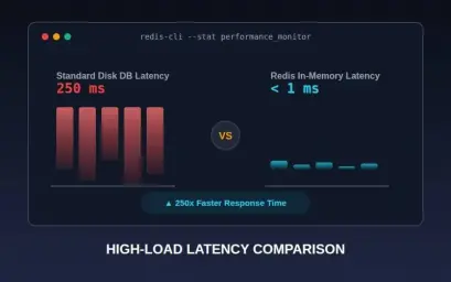 Redis ускоряет работу веб-приложений благодаря хранению данных в RAM Redis ускоряет работу веб-приложений благодаря хранению данных в RAM
